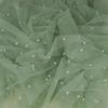 Luxury Pearl Chiffon Runner Semi-Transparent Gauze Tablecloth Dreamy Table Cover  Home Decoration