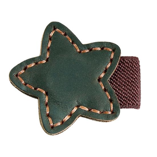 Magnetic Faux Leather Bookmark Cute Star Shaped Page Clips Strong Magnet Bookmark Clip for Reading Lovers Women Men