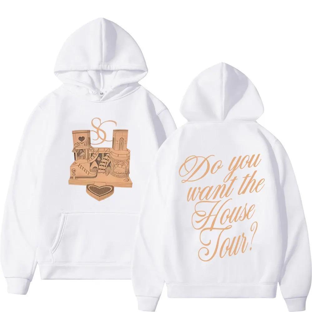 

Do You Want The House Tour Sabrina Carpenter Vintage Print Hoodie Men Wome Pullover Long-sleeved Fashion Sweatshirt Tops S
