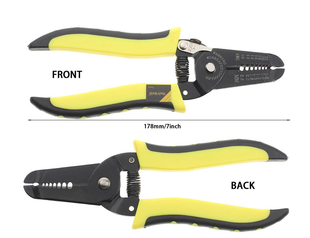 7inch 8 inch Portable Multifunctional household Cable Wire Stripper Pliers Crimper Cutter Tool 0.9-6mm2 Cable Cutter Garage Tool