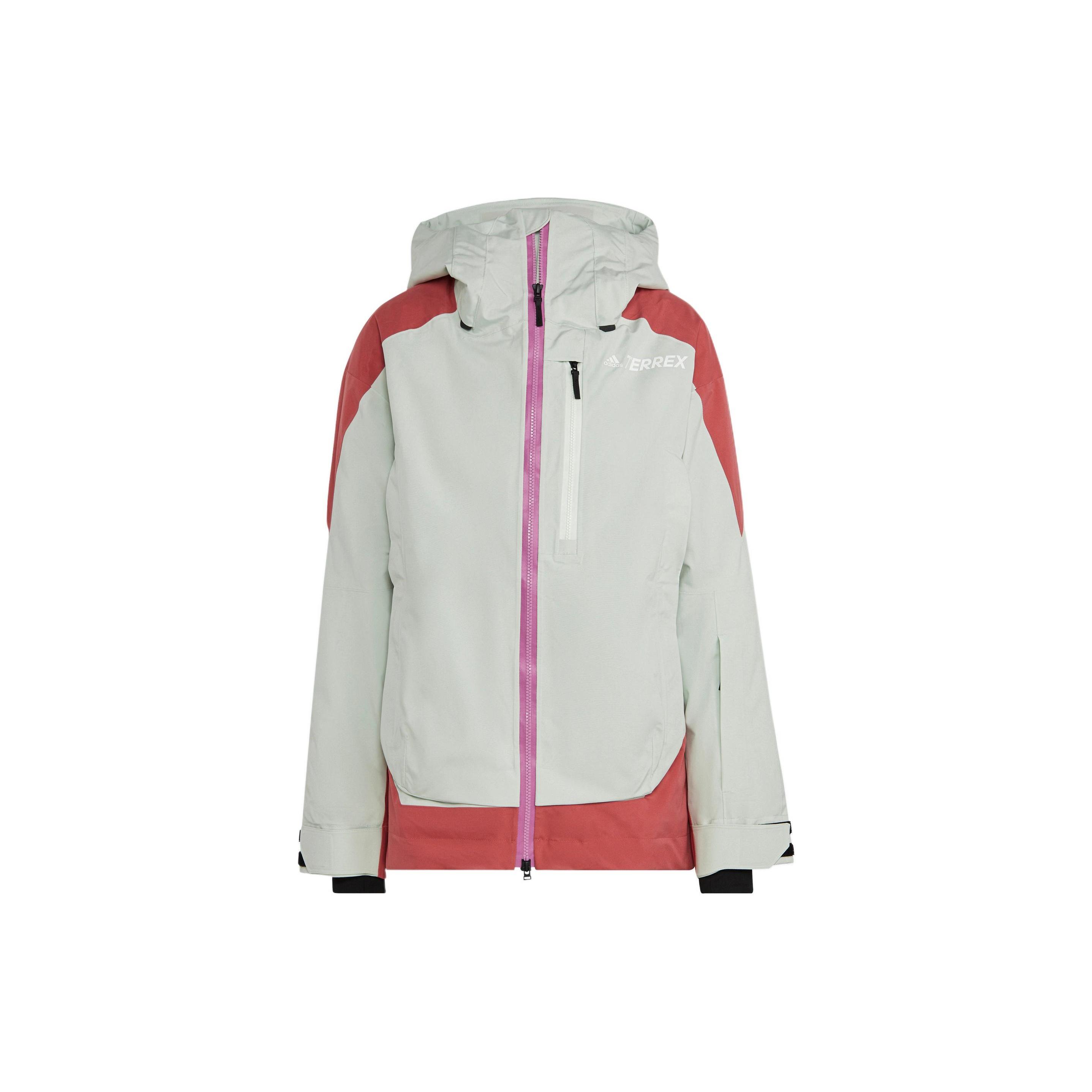(WMNS) adidas Terrex MYSHELTER Snow 2-Layer Insulated Jacket Asia Sizing White Pink Women s HI5484 M