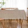 Rectangle Daisy Tablecloth with Tassel - Floral Tablecloth as Spring Decorations for The Home, Spring Summer Plaid Tablecloth for Holiday,Party Decor