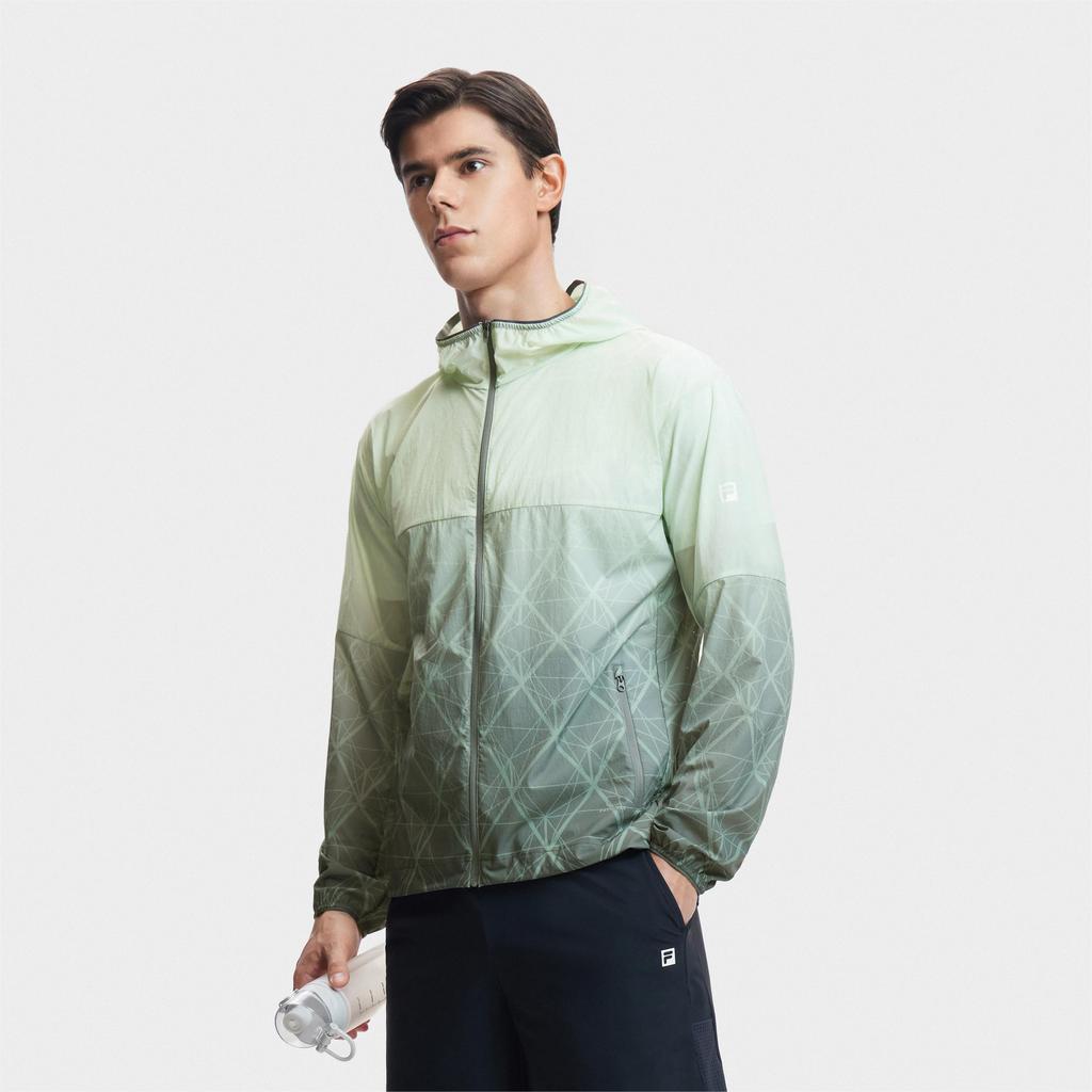 New FILA Jackets Men's All Over Print A11M421710FZA