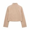 Autumn Women's Street Fashion Double-Breasted Short Woolen Coat