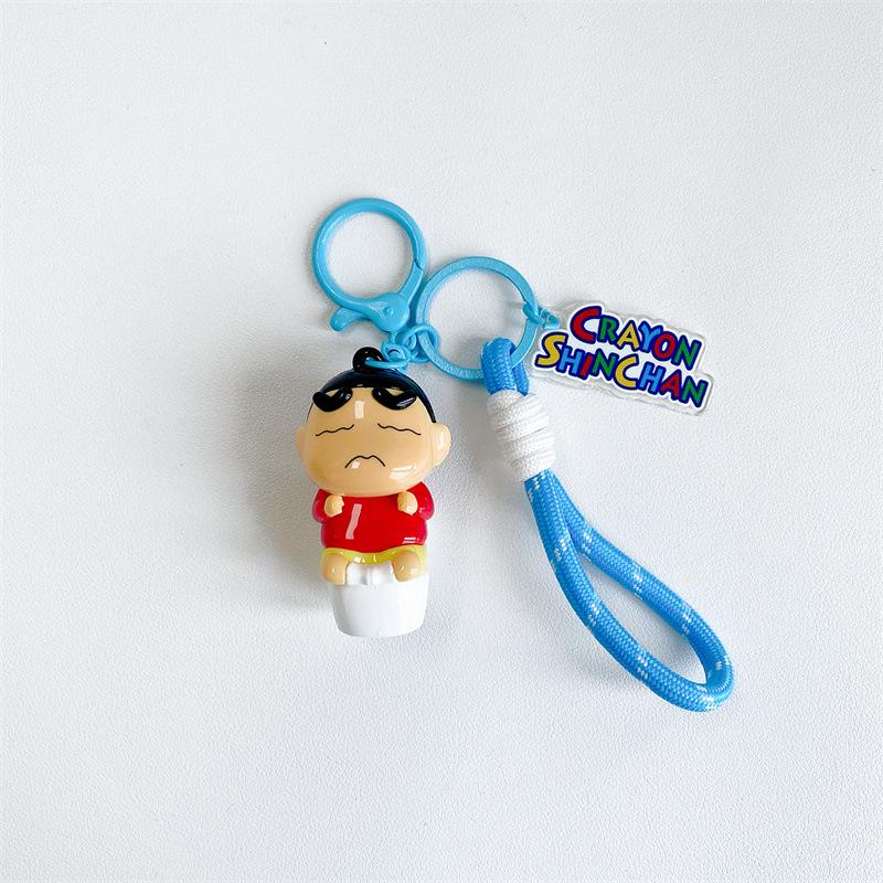 Crayon Shin-chan Color-Changing Keychain: Cute & Exquisite Car or Backpack Pendant for Women