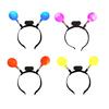 Fun Glowing Balls Spring Hairband for Nighttime Celebration Easy Wear and Nonslip Novelty Headband for Festival Event