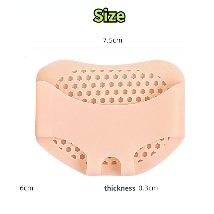 Silicone Forefoot Pads for Women High Heel Pain Relieve Inserts Breathable Foot Care Pads Half Shoe Insole Cushion Accessories