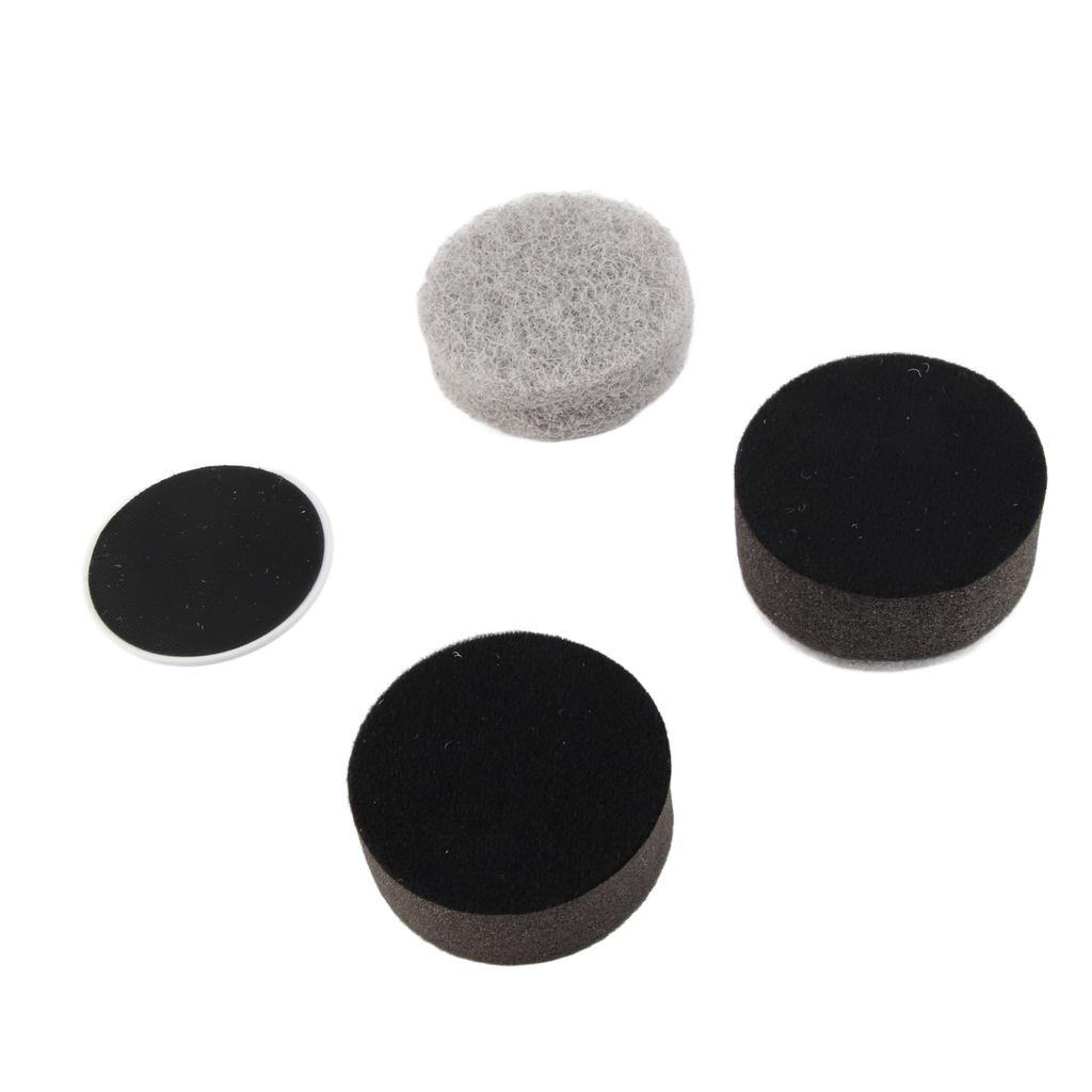 3PCS Electric Spin Scrubber Head Cordless Cleaning Scrubber Brush Head for Replacement Coarse Fiber , Sponge, Cleaning