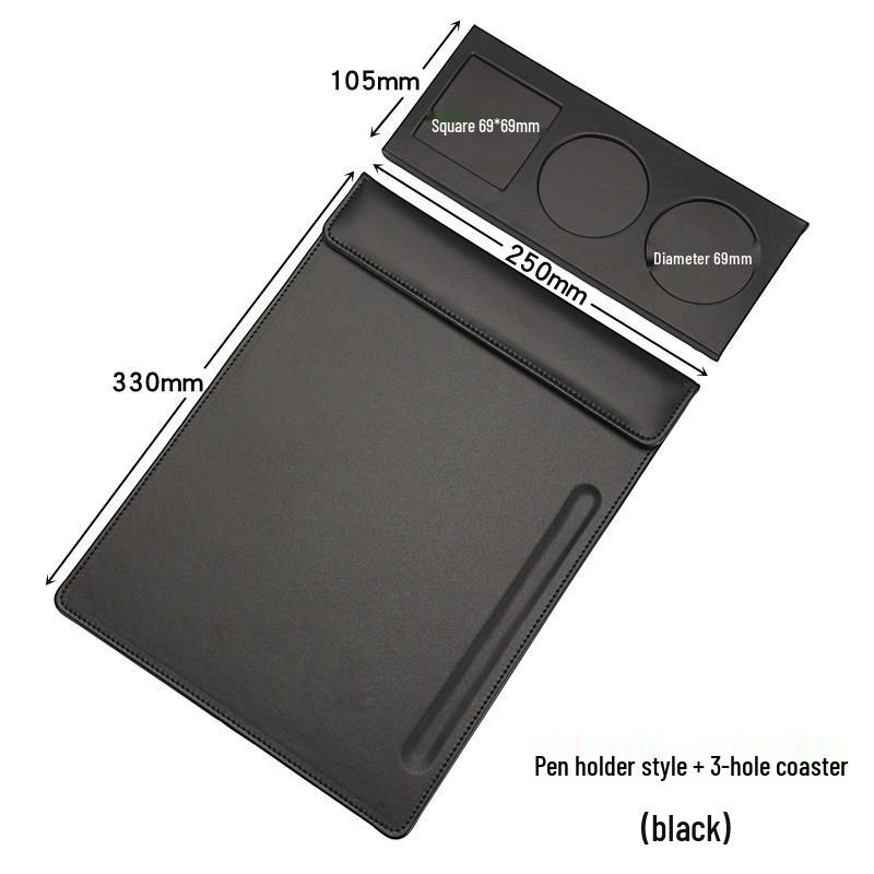 A4 Leather Conference Writing Pad with Magnetic Closure