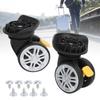 Outdoor Mute Brake Universal Wheel Drawbar Box Suitcase Luggage Cases Replacement
