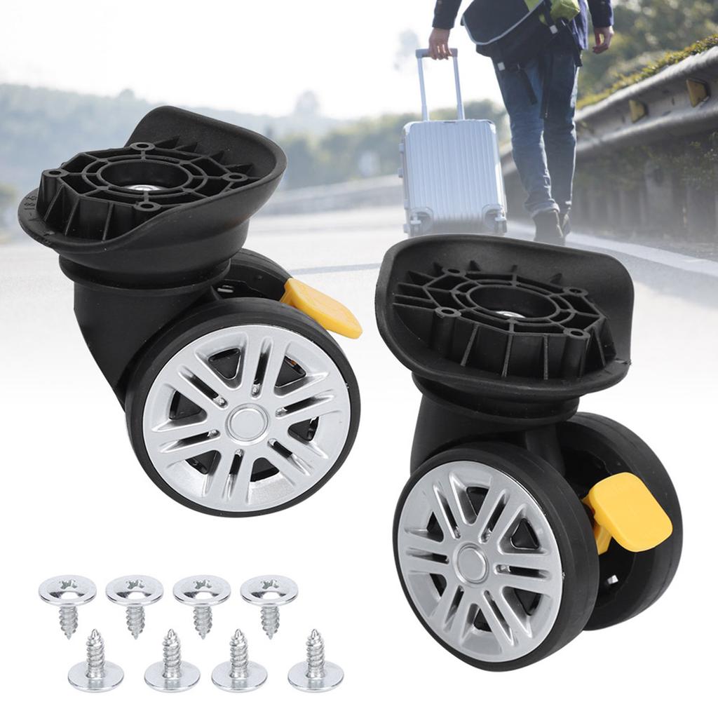Outdoor Mute Brake Universal Wheel Drawbar Box Suitcase Luggage Cases Replacement