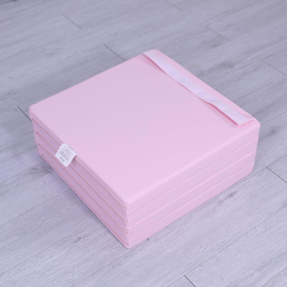 Gymnastic Mats Mattress Satellite 100X100X5 Cm Four-Piece - Pink