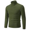 Herren Rollkragenpullover Herren Freizeitmode Strukturierter Pullover Unterziehpullover