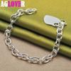 925 Sterling Silber Herz-Armband-Schmuck