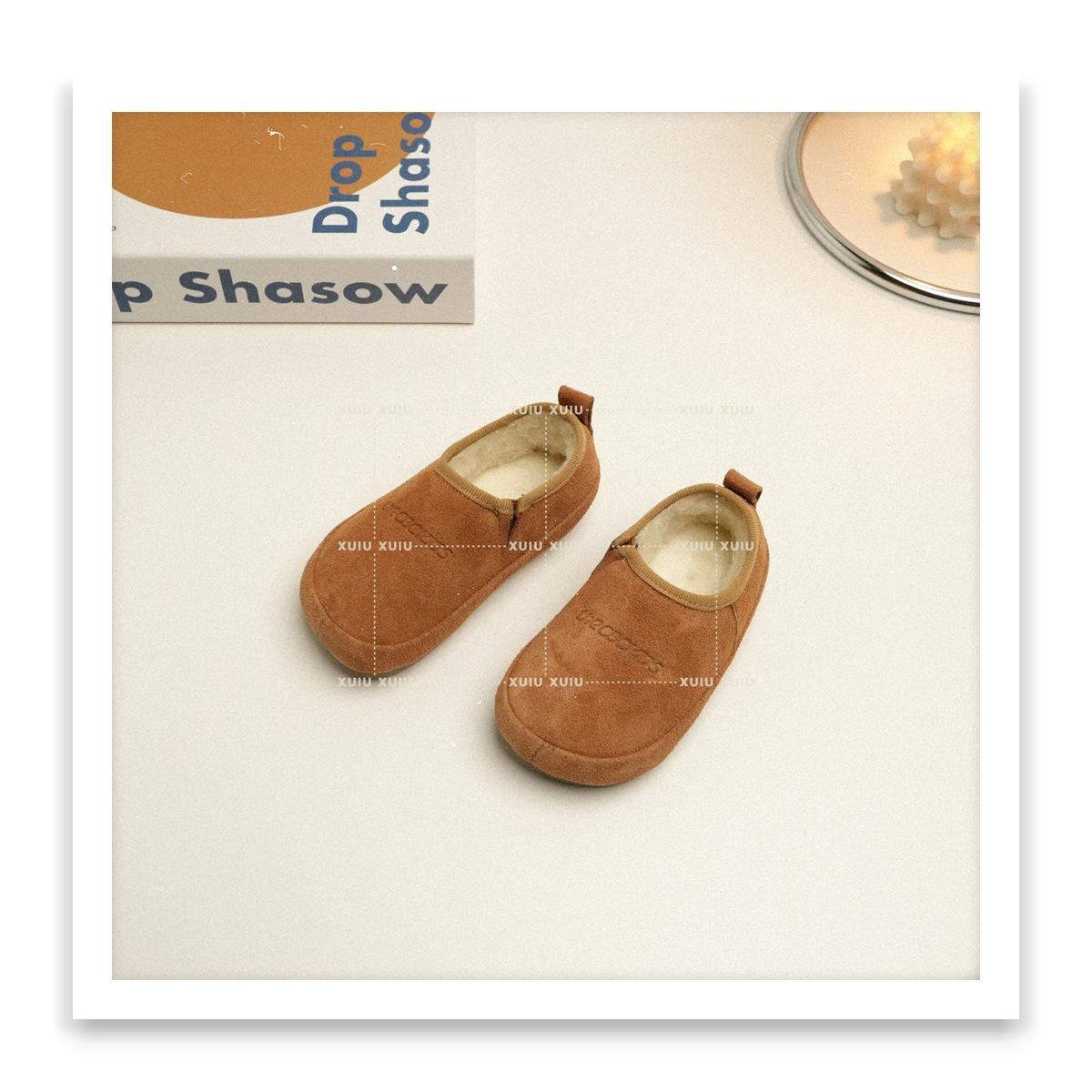 

XSHX Ленивый Биркен детские ретро туфли из натуральной кожи на одной педали для мальчиков и девочек на осень и зиму [Обувь Вэньчжоу] 25 верблюд