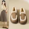 Mao Mao Mouth Cotton Shoes Women's New Winter Thick-soled Velvet Warm Casual Student Cotton Shoes