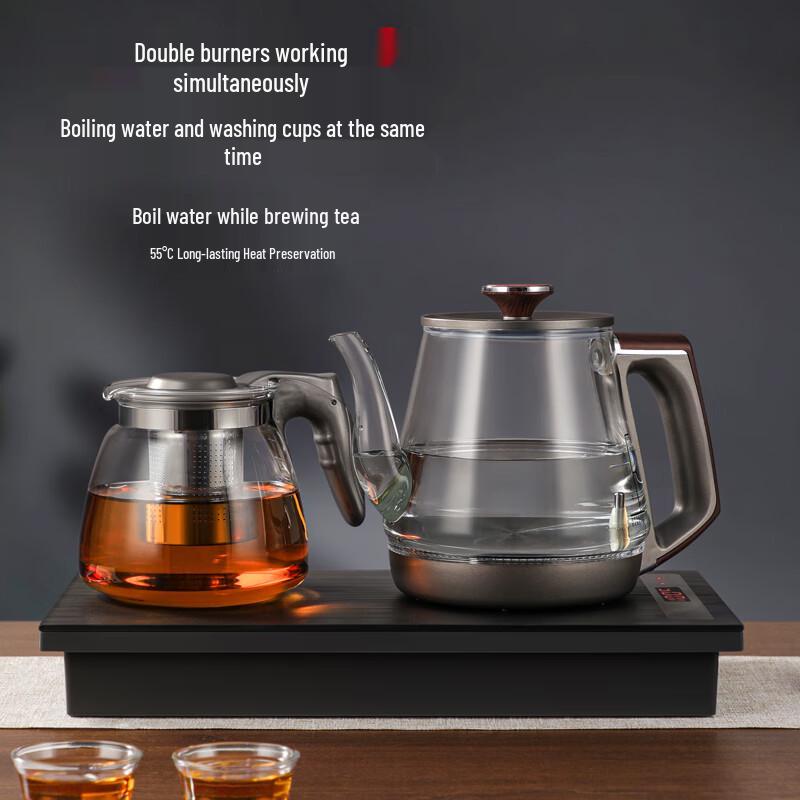 Biooner Automatic Water-Filling Electric Tea Kettle Set CN Plug (adapter Included)