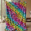 Rainbow Dolphins Paradise 1 Theme blanket Lightweight Warm Flannel Blanket Decorative Throw Blanket for Home Decoration