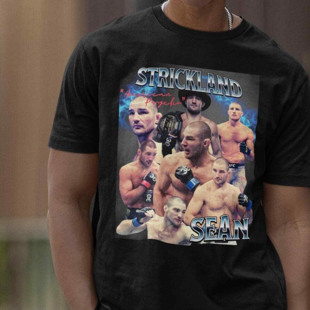 sean strickland american psycho shirt Vintage StyleSean Strickland T-Shirt Merch Unisex T-Shirt XXXXL