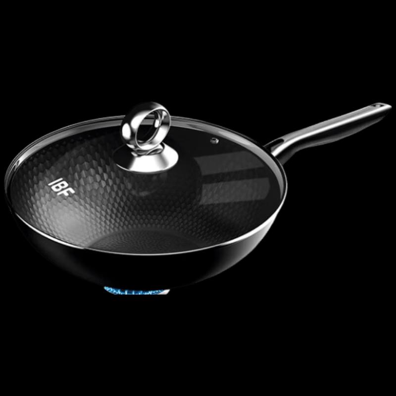 IBF Fish Scale Fine Iron Wok