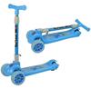 Leantoys Three-wheeled Balance Scooter with Luminous Wheels Blue Crocodile
