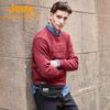 Jeep Men's Ribbed Collar Fleece Sweatshirt