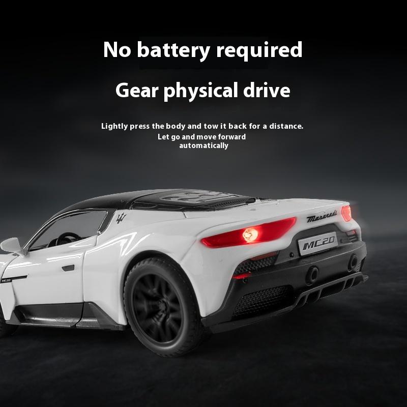 1:32 Scale MC20 Alloy Car Model W/ LED Lights & Sound Effects - Collectible Racing Toy for Kids & Adults, Perfect Gift for Car