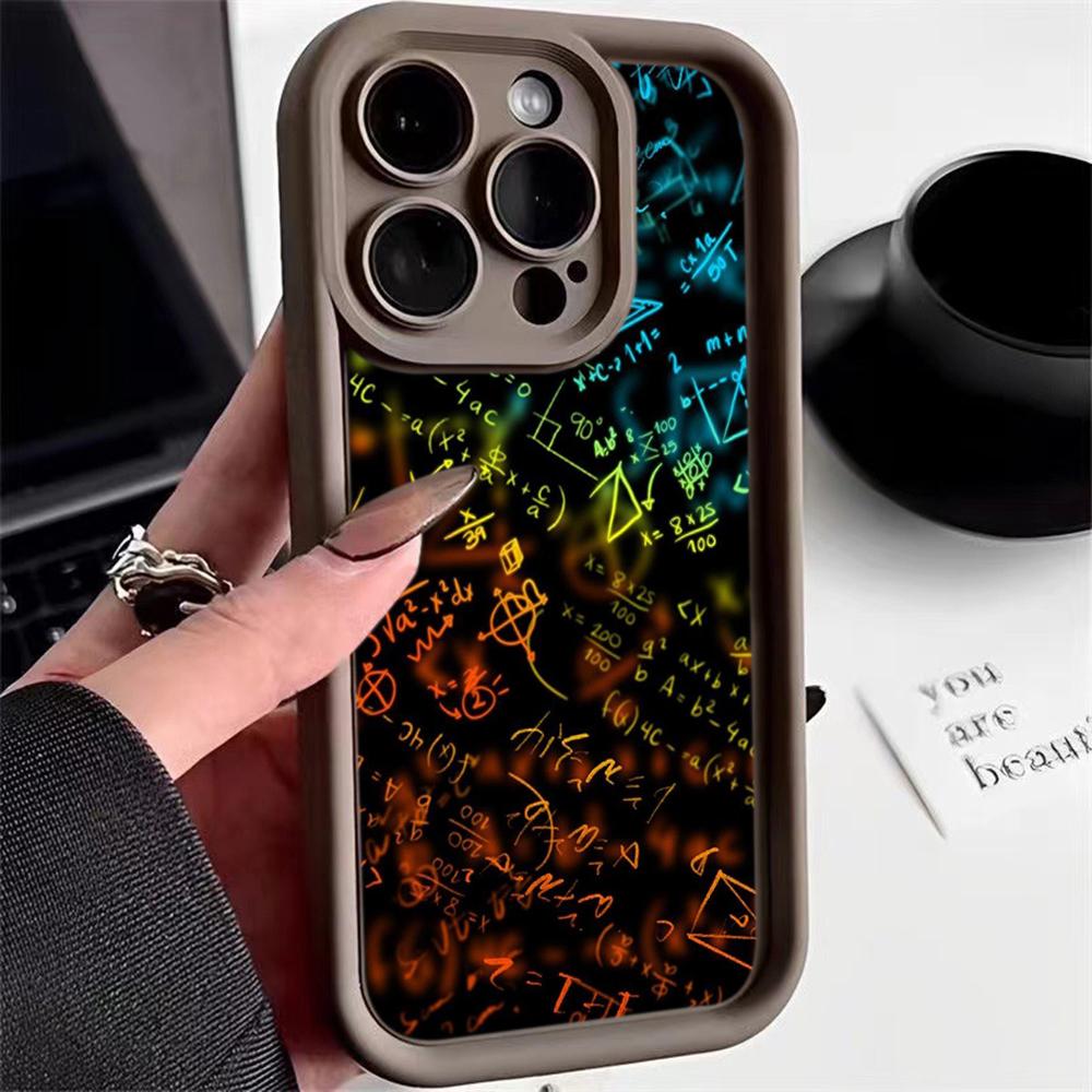 Angel Eye TPU Soft Phone Case for Samsung A05 A13 A23 A53 A14 A24 A34 A54 A15 A25 A35 A55 S20 S23 FE S24 Ultra Ae71 Creative Brain Mathematicians