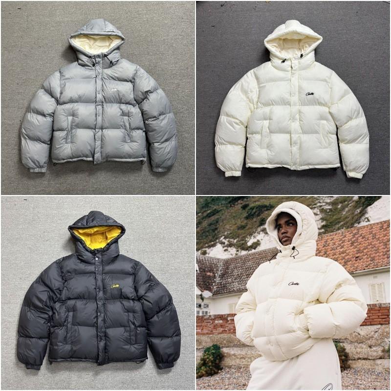 Unisex Oversized Hooded Cotton Puffer Jacket Winter Warm Streetwear Coat Teens Adults