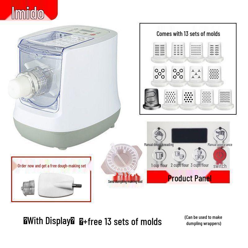 Automatic Electric Noodle Press & Dough Mixer for Household Use – Multifunctional Noodle and Dumpling Skin Machine