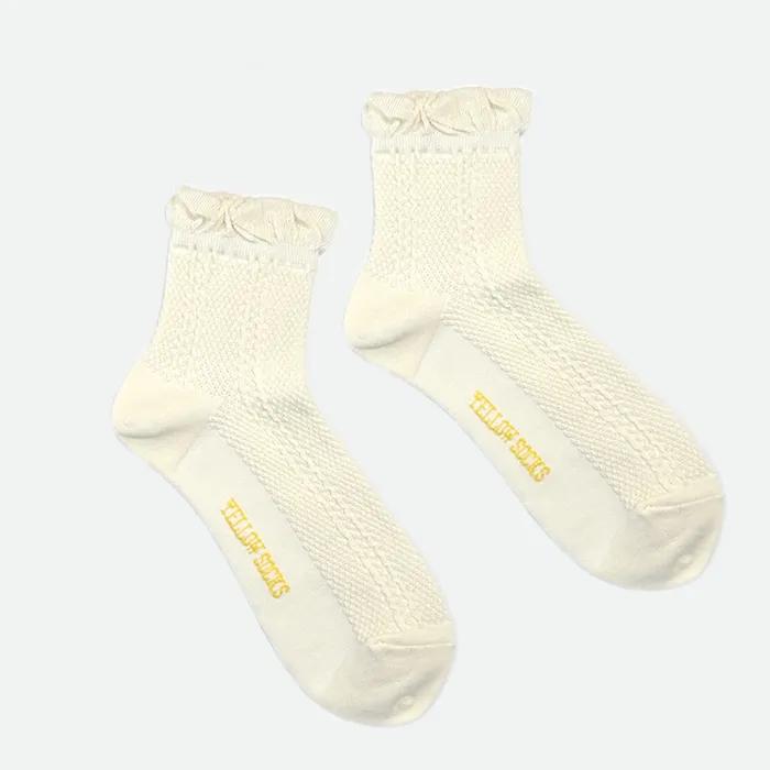 SHORT SOCKS LILLY CREAM