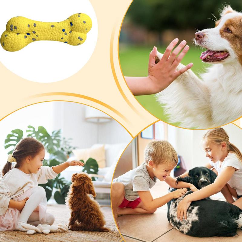 Bite Resistant Dog Ball Indestructible Interactive Tennis Balls For Dogs High Elasticity Pet Teething Toys For Large Medium