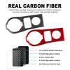 Echte Weiche Kohlefaser Auto USB Lade Panel Abdeckung Zierleisten Aufkleber Für Mercedes Benz Smart 453 Fortwo/Forfour 2016 2017 2018 2019