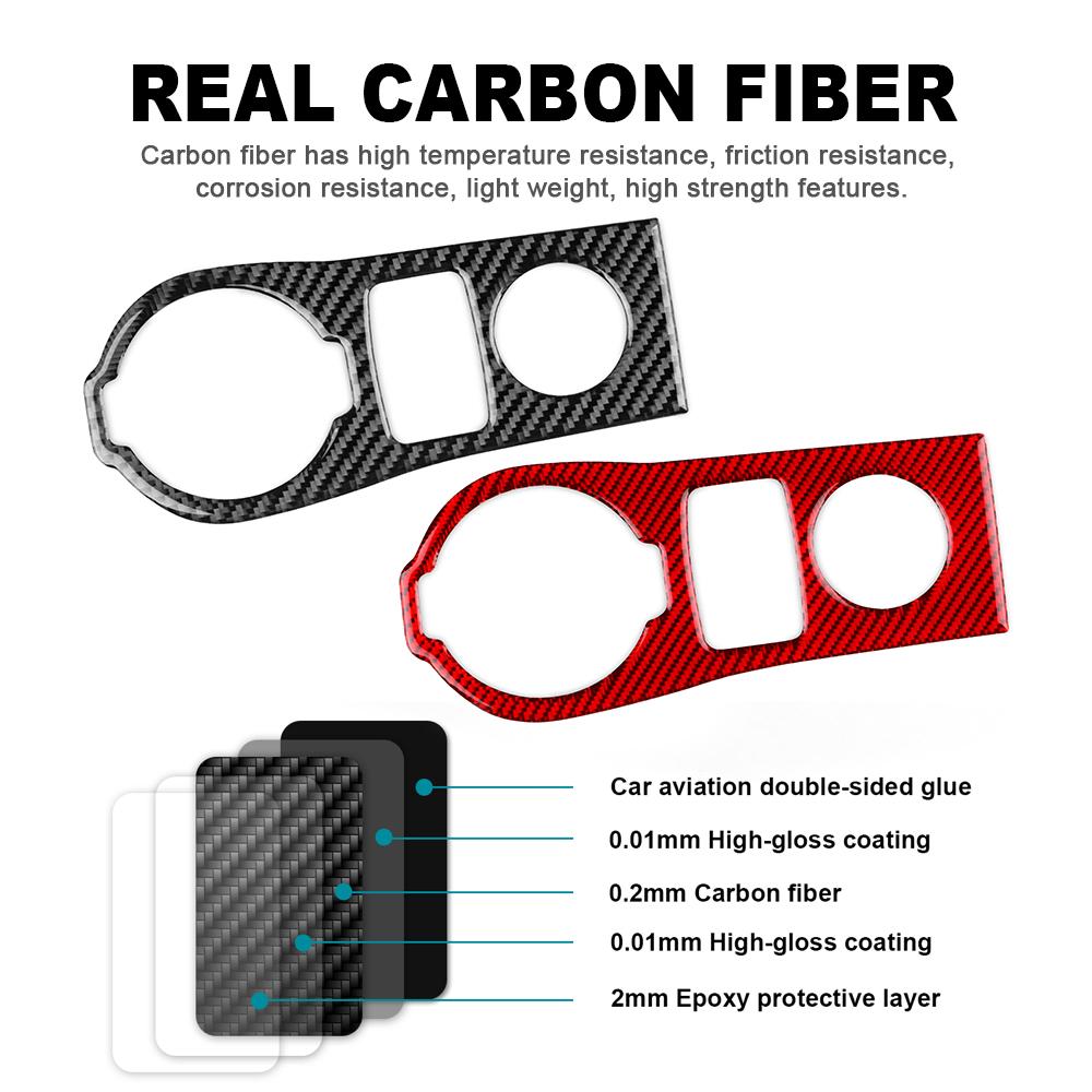 Echte Weiche Kohlefaser Auto USB Lade Panel Abdeckung Zierleisten Aufkleber Für Mercedes Benz Smart 453 Fortwo/Forfour 2016 2017 2018 2019