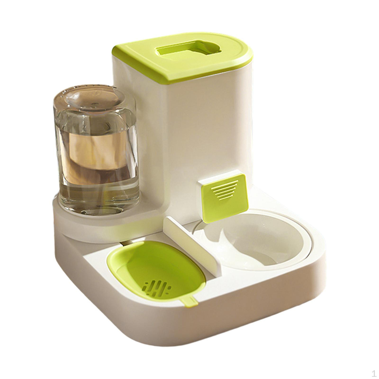Automatic Cat Feeder Detachable Bowl Feeding Station Pet Supplies Container Portable and