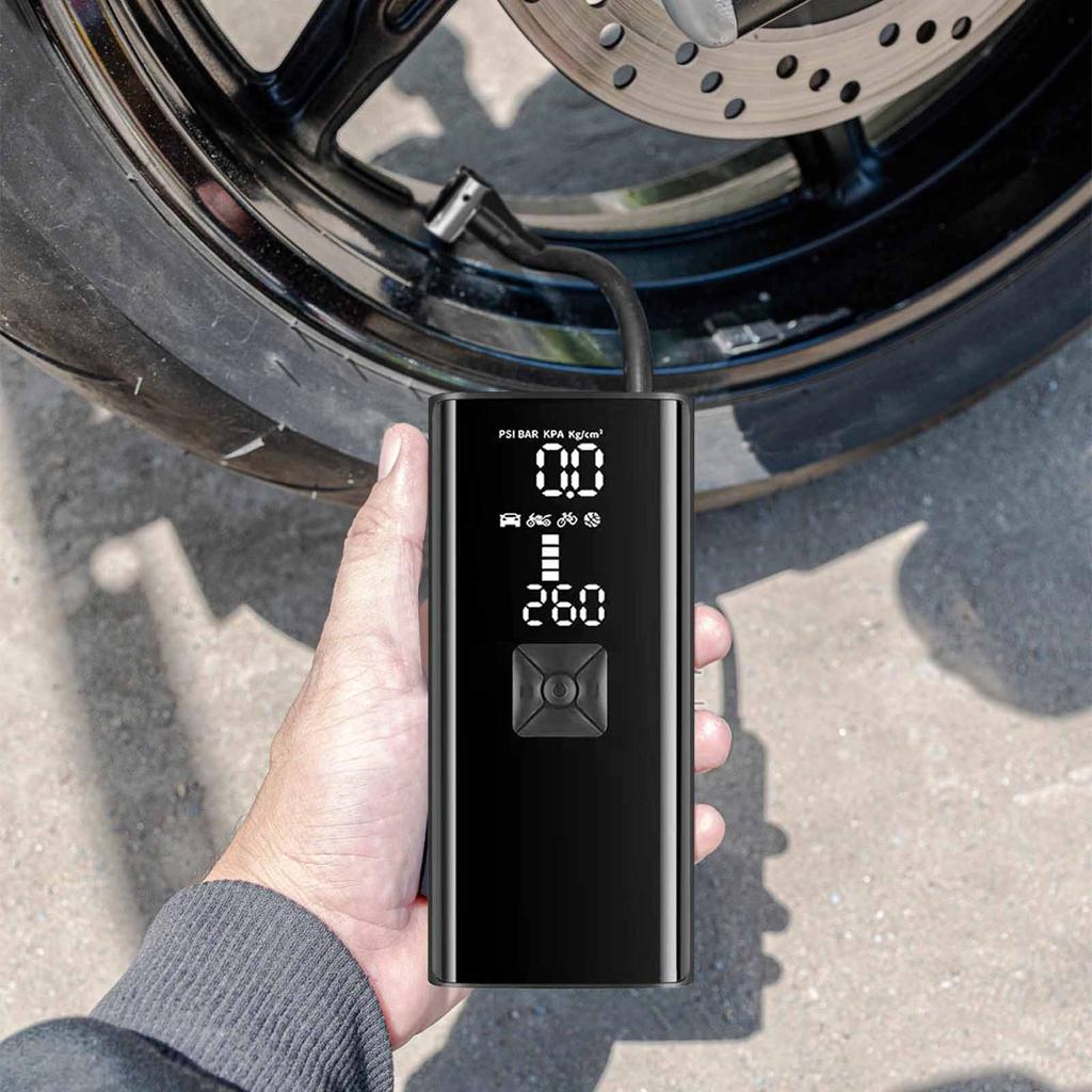 Tire Inflator 150PSI Portable Compressor,for Car Tires With 6000mAh Battery