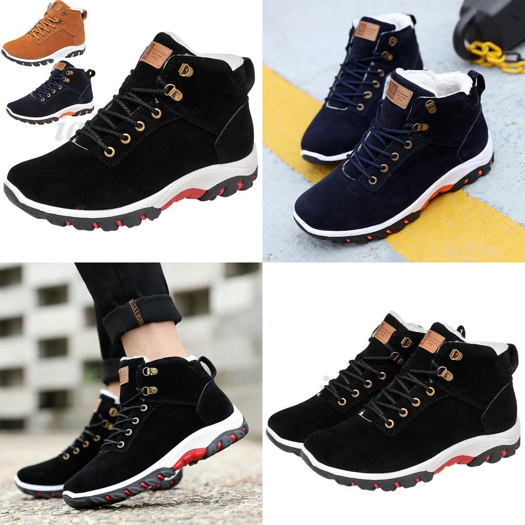 Premium Artificial Suede Men's Boots For Fall And Winter Warmth And Comfort