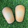 1 pereche de mini paratibie de fotbal cu model de fibre anti-alunecare copii adolescenti adulti jucatori tibie miniaturale protectoare jocuri de fotbal echipament de protectie