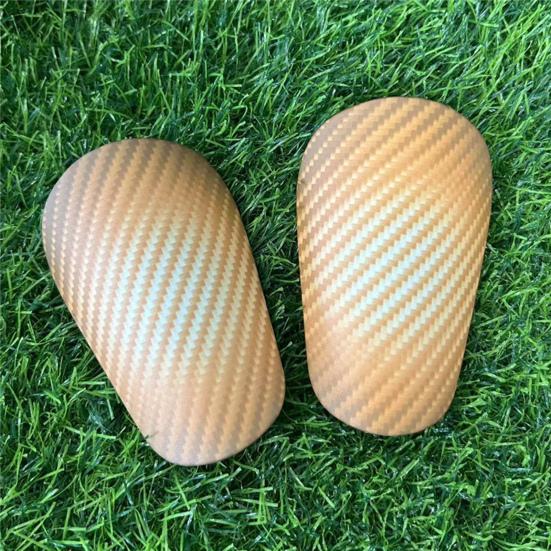 1 pereche de mini paratibie de fotbal cu model de fibre anti-alunecare copii adolescenti adulti jucatori tibie miniaturale protectoare jocuri de fotbal echipament de protectie