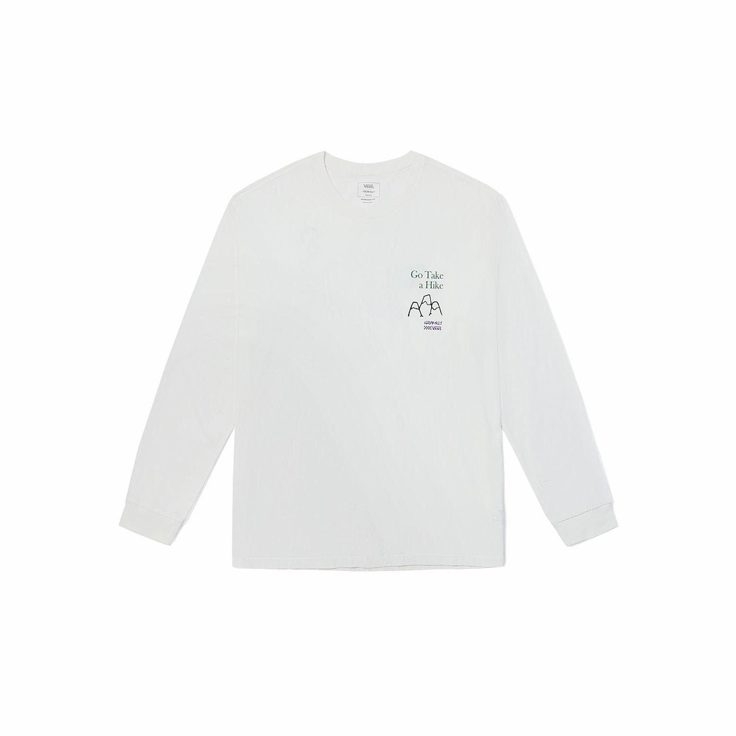 Vans x GRAMICCI Футболка с длинным рукавом Унисекс Белый VN0002DMCMN (XL) 180/92A white