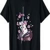 Geisha with Geisha and Cherry Blossom and Sakura T-Shirt(3)