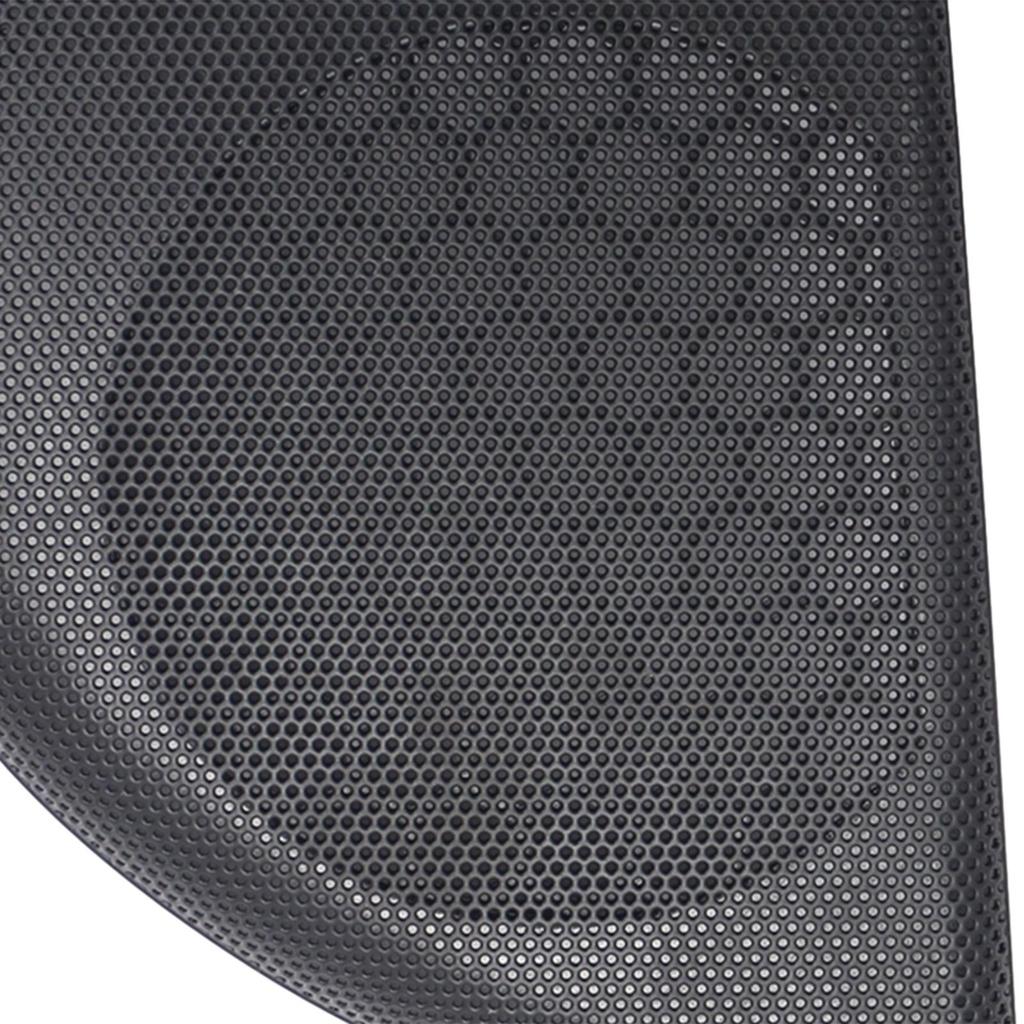 Automotive Door Speaker Cover Black Grille Plastic Replacement Easy Install Accessory for Sound System Enhancement