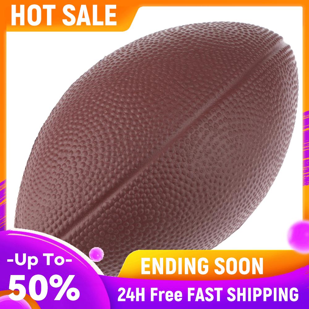 

Mini Decompression Rugby Soft PU Hand Squeeze Ball Inflation-free Brown Gifts for Kids Adults Party Games Props China Mainland