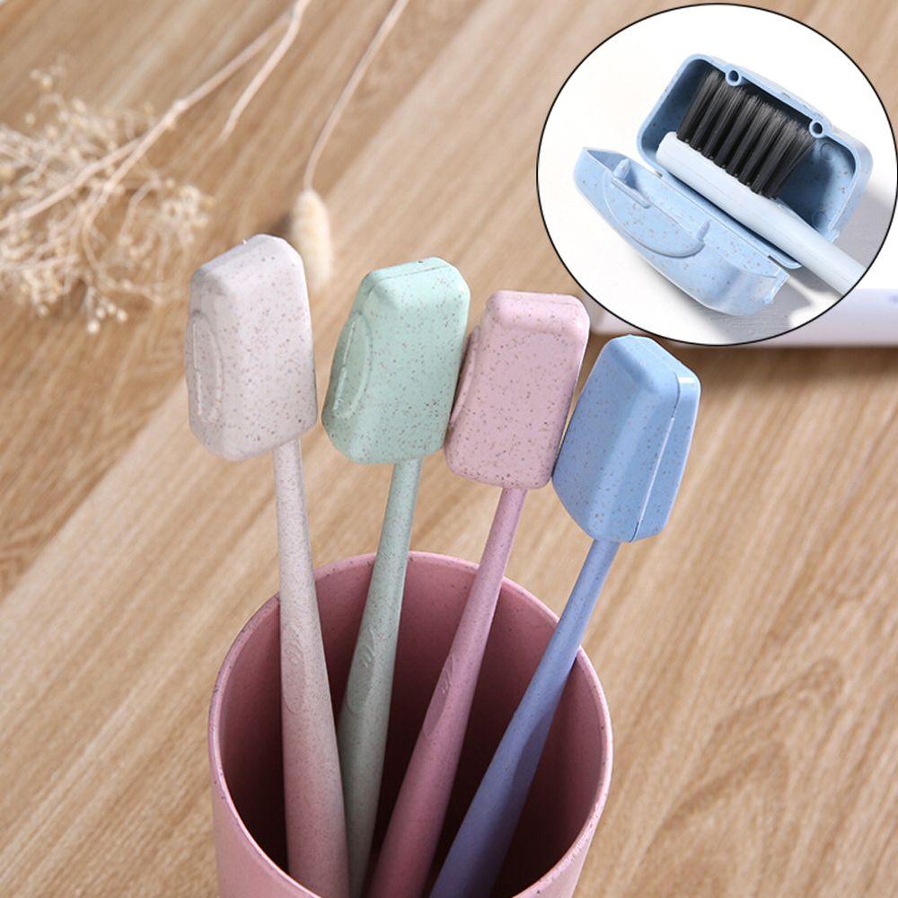 

Camping Travel Case Bathroom Holder Storage Box Toothbrush Cover Toothbrush Head Brush Cap 8pcs