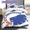 F.C. København Bedding Quilt Set Quilt Cover Pillowcase Home Decoration Birthday Gift (1 * duvet cover + 2 * pillowcase, without core)