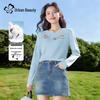 Damenmode Langarm Baumwoll-T-Shirt