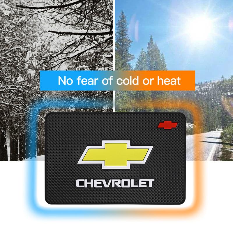 Car Interior Anti-Slip Mat Auto Central Control Storage Pad For Chevrolet Cruze Malibu Colorado Suburban Equinox Trax Spark Bolt