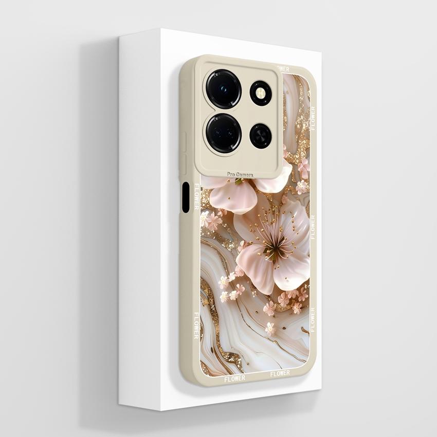 For Infinix Note 30 40 50 Pro Plus 50S 50x Beautiful Crystal Butterfly Phone Cases Screen Protector Liquid Silicone Dustproof Shell For Infinix Casing