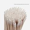 Pack of 100 Disposable Pointed Cotton Swabs, Embroidery Cosmetic Sticks, Korean Wooden Stick Cotton Swabs