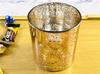 Electroplating Glass Candle Holder Custom Glass Candle Holders Rose Gold Electroplated Glass Candle Holders